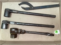 EARLY SNAP-ON RATCHET WRENCHES & OEMUTH STEEL
