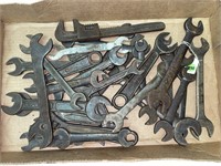 26 ANTIQUE WRENCHES