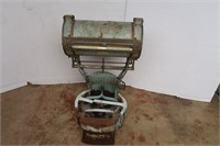 Antique Decorative Table Top Barrel Meat Scale