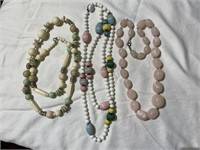 3 Vintage Costume Necklaces