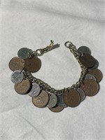 Metal Coin Bracelet
