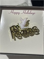 Christmas Piece Pin and Doves