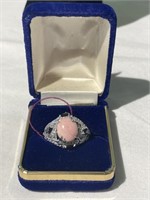 Oregon Peach Opal Ring - 925
