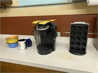 Keurig, k-cup holder, mugs, etc