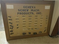 Geneva Screw Mach Produts display