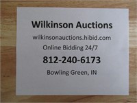 Welcome to Wilkinson Auctions July 27