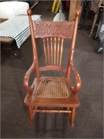 Nice Child's Rocker with Cane Seat