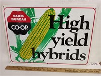 Farm Bureau Co-Op Sign Thick Plastic