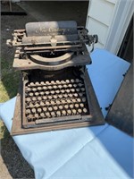 New century typewriter in case