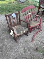 2 children’s rocking chairs some damage
