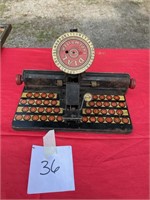 Toy Tin typewriter