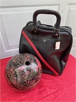 Bowling ball and bag