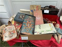 Antique toys and games and miscellaneous