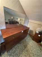 Large dresser with mirror