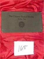 Shelby  Ohio bank bag