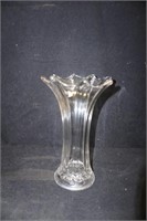 Glass Vase with Scalloped edges