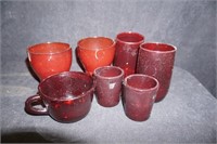 Collection of Ruby Red Glasses