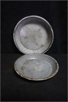 Two Vintage Pie Dishes