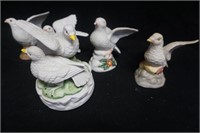 A Collection of Doves Firgurines