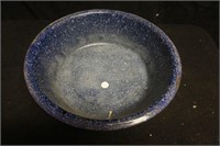 Vintage Blue Enamel Ware Pan
