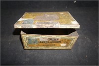 Vintage Havana Ribbon Londres Tin Box