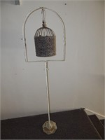 Antique Art Deco Bird Cage Holder Stand #2