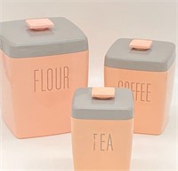 RETRO LOOKING KITCHEN CANNISTERS