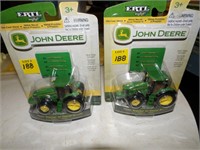 2-J.D. 1/64th 7920 Tractors