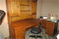 Large Wooden Office Desk