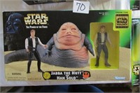 Star Wars Action Figure -Jabba the Hut and Han Sol