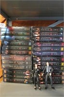 X-Files VHS tapes and 2 Action Figures