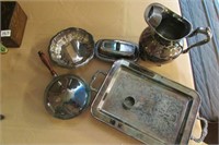 Lot -Silver Plated Serving Pieces