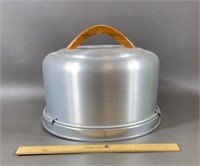 Vintage Aluminum Cake Carrier
