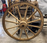 Pair Of Wooden Buggy Wheels