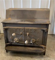 Antique Fisher Wood Stove