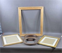 6 Miscellaneous Sized Picture Frames