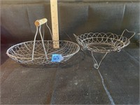 wire basket decor