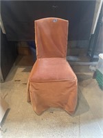 covered sitting chair