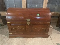 rosewood dome top trunk 22"x30"x16"
