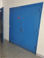 Utility Double Door and Jam in Cafeteria