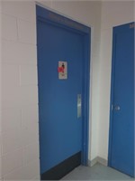 Men's Bathroom Door and Jamb