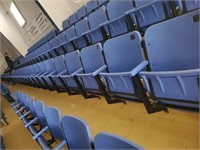Row of Plastic Stadium Seating- 20 Chairs