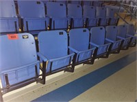 Row of Stadium Seating-10 Chairs