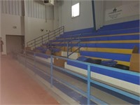 All Metal Railing on Visitor Side of Gym