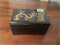 black laquered jewelry box