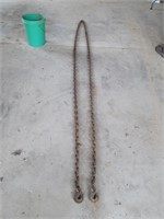 20' chain and green bucket