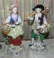 Pair of Sitzendorf Figurines