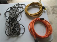 three extension cords