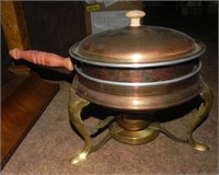 Vintage Copper Chaffing dish