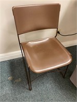 brown melamine sturdy side chair